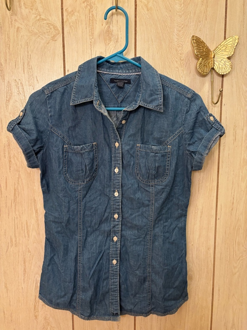 Tommy Hilfiger Blue Denim Shirt